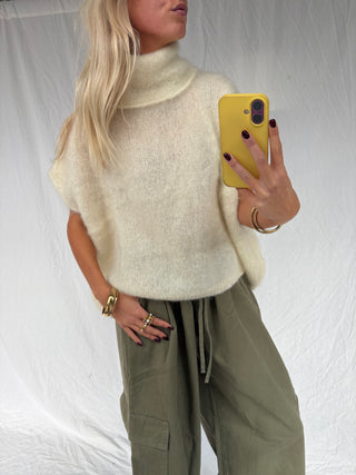 Billy Mohair Knit White
