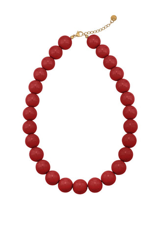 Dots Necklace Red