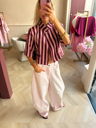 Fe Blazer Stripes Bordeaux