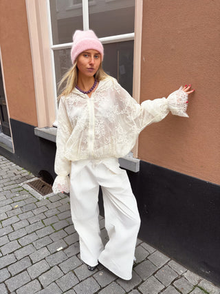 Bel Jacket Lace White