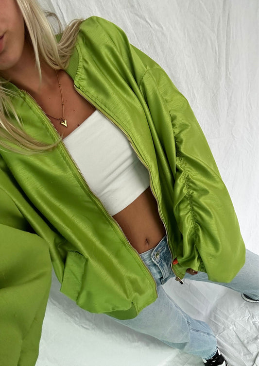 First Choice Bomber Green