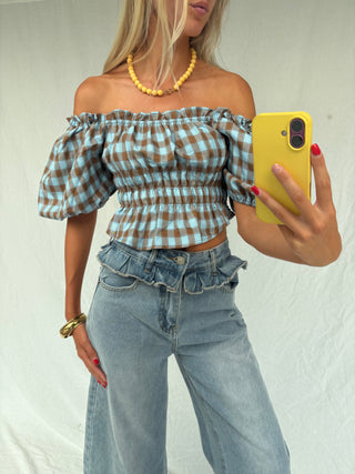 Bowie Top Blue PRE-ORDER
