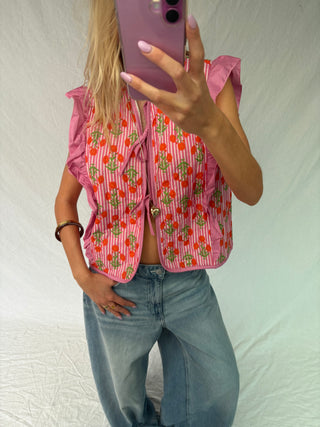 Mia Gilet Pink