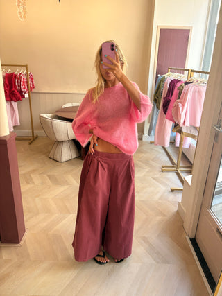 Mia Mohair Cardigan Pink