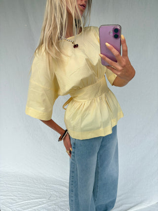 Bless Top Butter Yellow