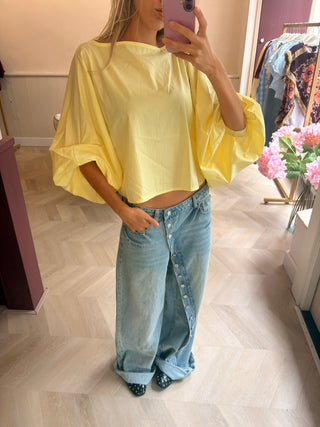 Cleo Blouse Butter Yellow
