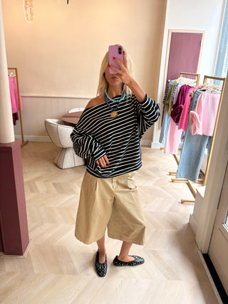 Li Sweater Stripes Navy