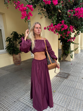Pacha Burgundy Set
