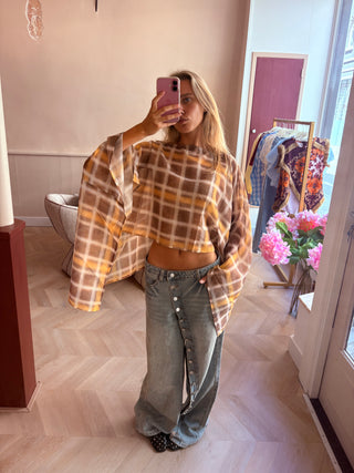 Juna Top Yellow Brown