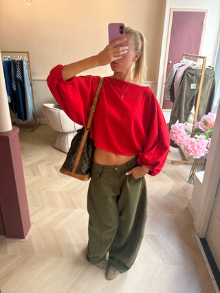 Cruz Sweater Red