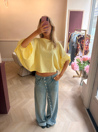 Cleo Blouse Butter Yellow