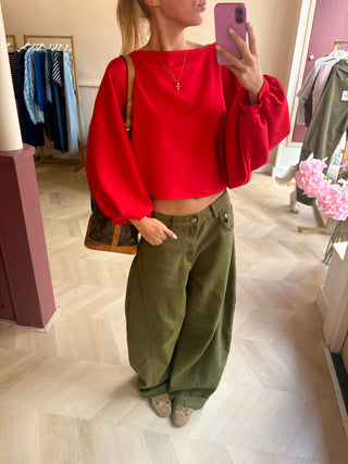 Cruz Sweater Red