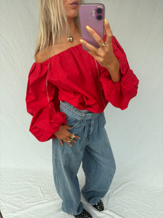 Belle Top Red