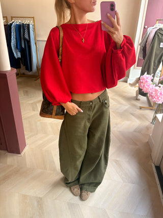 Cruz Sweater Red