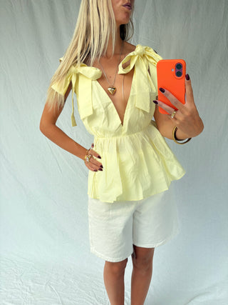 Mambo Top Butter Yellow