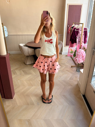 Polka Dot Short Pink