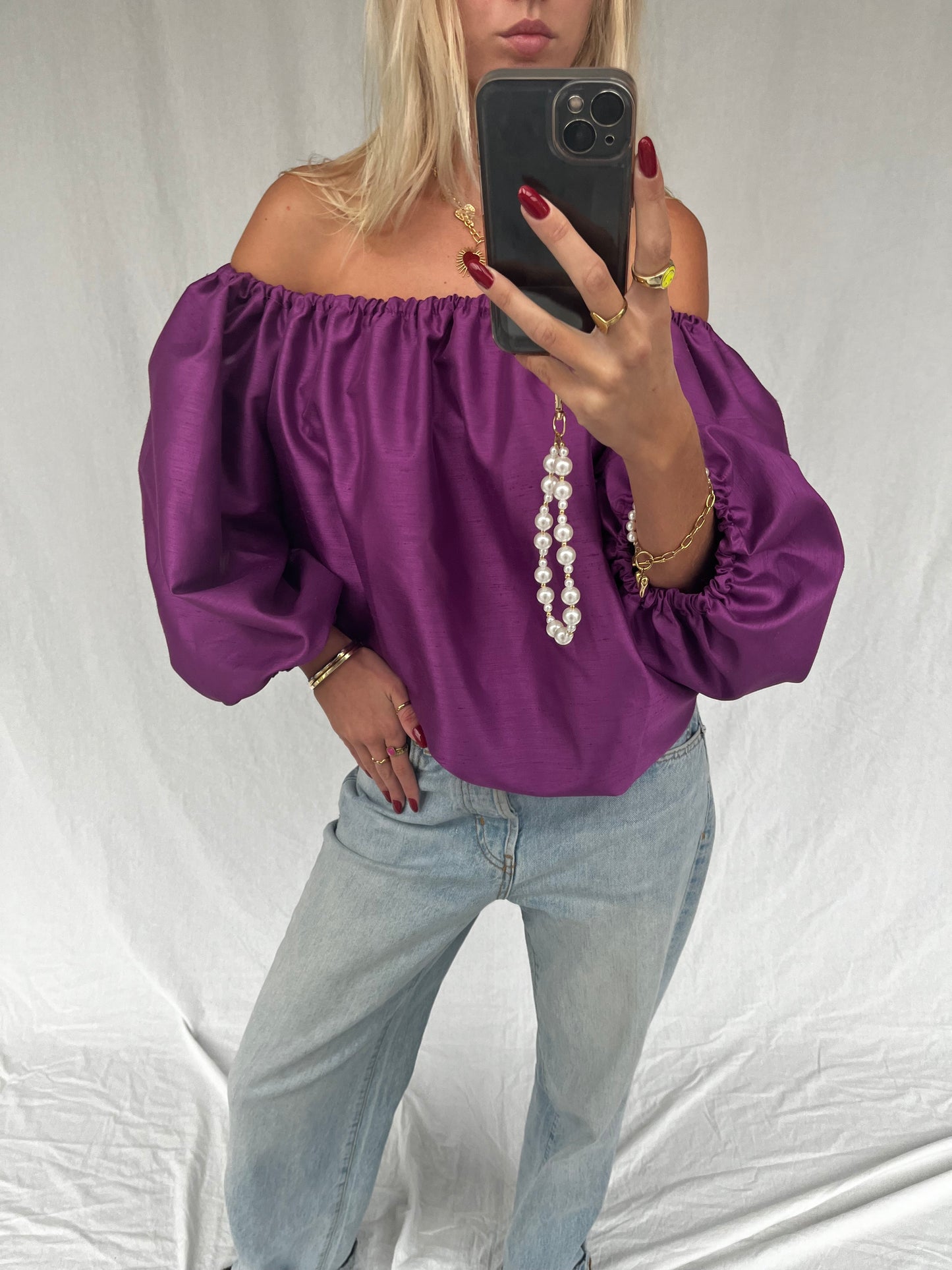 Honey Blouse Purple Pre-Order