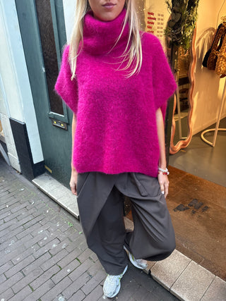 Billy Mohair Knit Aubergine