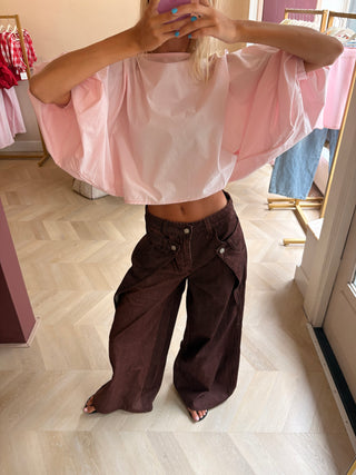 Mabel Jeans Corduroy Bordeaux