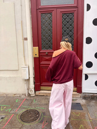 Ky Sweater Tee Bordeaux