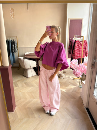 Cleo Blouse Bordeaux/Fuchsia