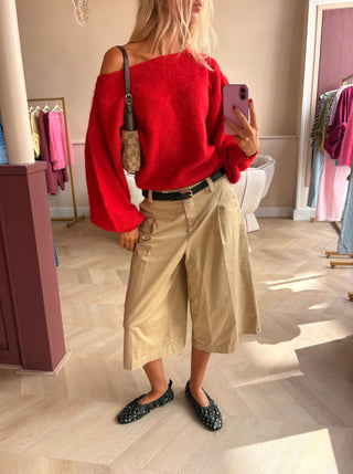 Copenhagen Cardigan Red