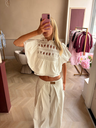 Zola Top White