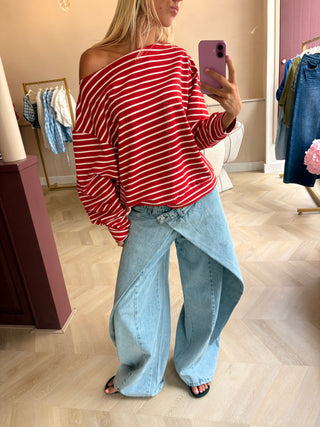 Li Sweater Stripes Red