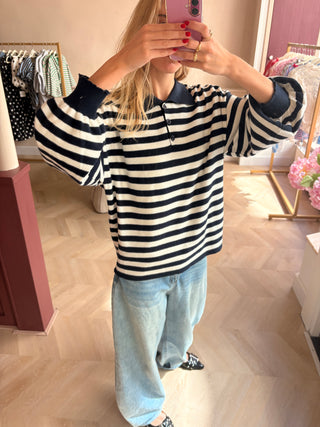 Boss Girl Sweater Dark Blue