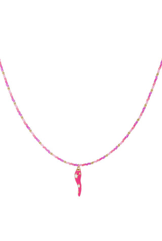 Necklace Hot Pepper Pink