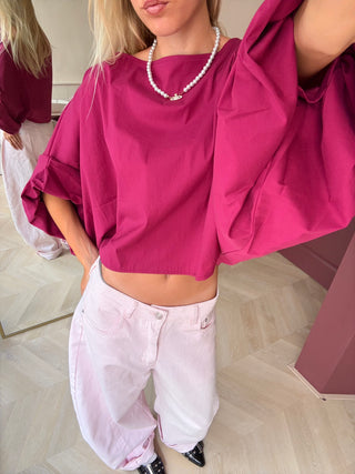 Cleo Blouse Bordeaux