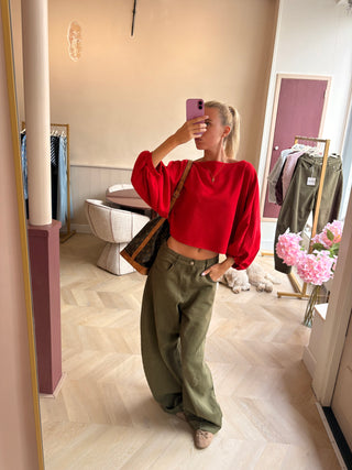 Cruz Sweater Red