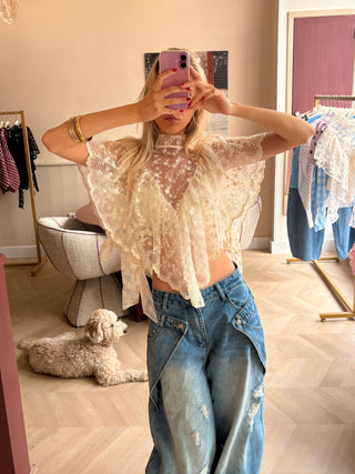 Fé Top Lace Beige PRE-ORDER