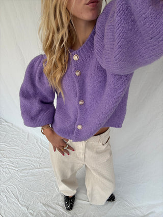 Fifi Cardigan Purple