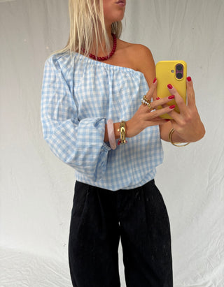 Cloudy Top Light Blue