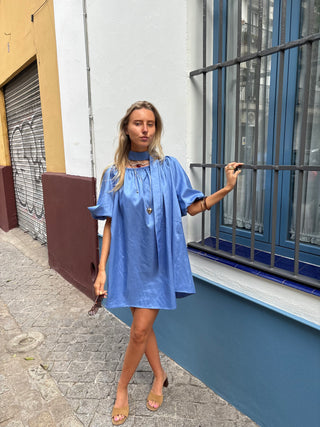 Riva Dress Blue