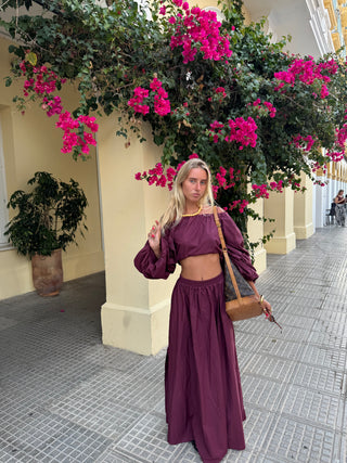 Pacha Burgundy Set