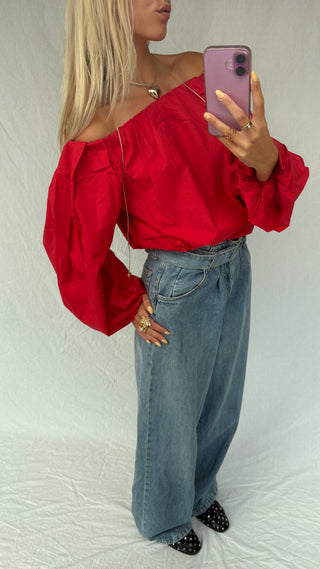 Belle Top Red