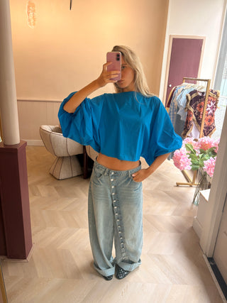 Cleo Blouse Blue