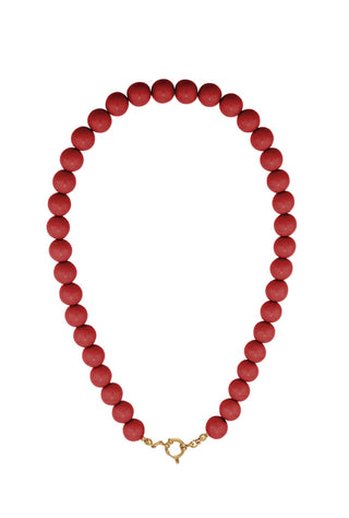 Dots Necklace Red