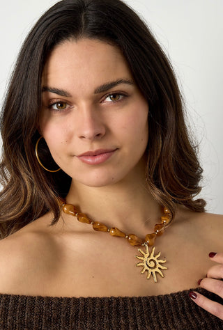 Casa Bella Necklace Brown