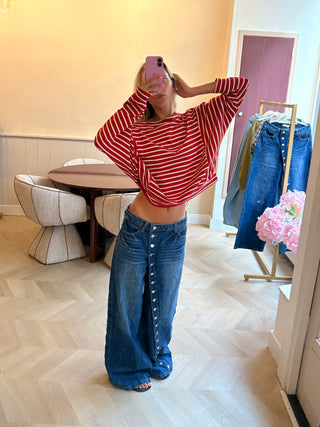 Li Sweater Stripes Red